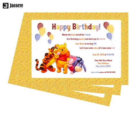 Check spelling or type a new query. Jacorre » Winnie The Pooh 1st Birthday