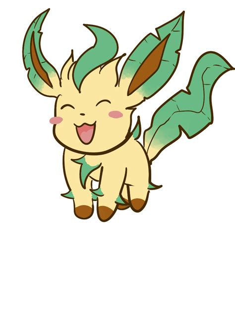 Leafeon Chibi By H2roses On Deviantart