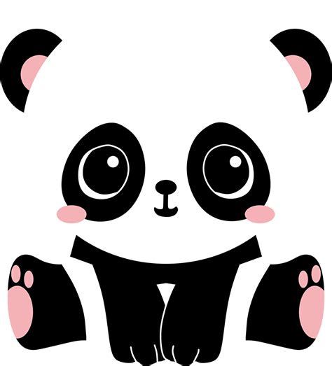 Cute Panda Transparent Images Imagenes De Pandas Kawaii Free