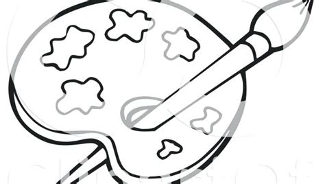 Palette Coloring Page at GetColorings.com | Free printable colorings