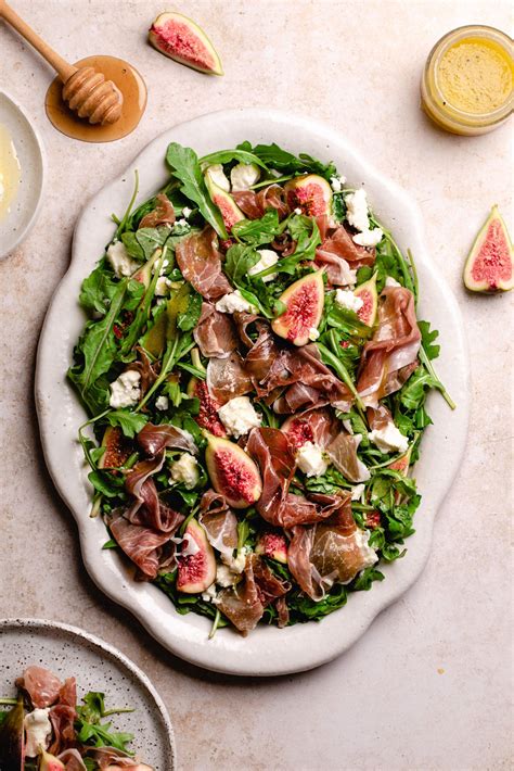 prosciutto fig and goats cheese salad our nourishing table