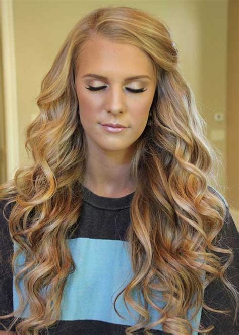 Styles For Long Curly Hair Hairstyles And Haircuts 2016 2017