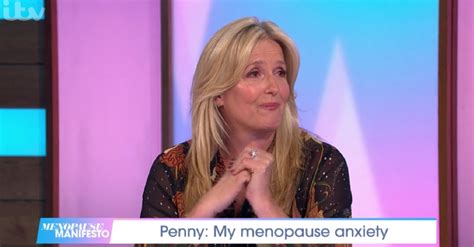 loose women penny lancaster breaks down over menopause battle