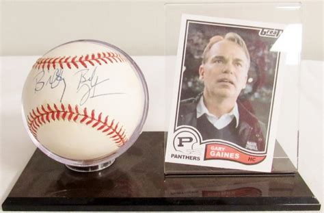 At Auction Autograph Ball Billy Bob Thornton As Gary Gaines