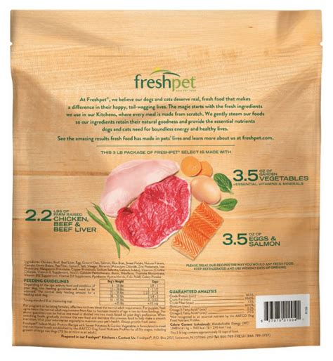 Freshpet Healthy And Natural Dog Food Roasted Meals Multiprotein Recipe