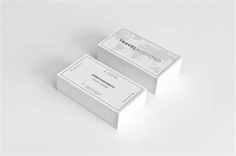 Simple Travel Business Card 58 Business Card Templates ~ Creative Market