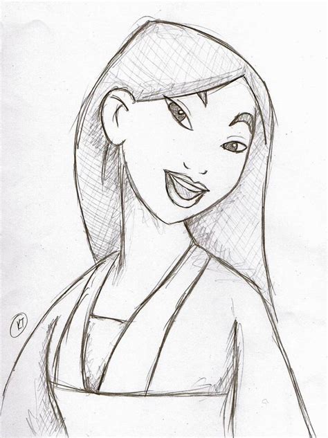 Original Mulan by nuffxmaster on DeviantArt | Disney drawings sketches