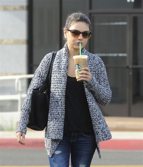 Mila Kunis In Jeans At Starbucks In Hollywood Hawtcelebs