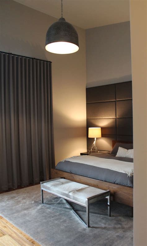 Choosing the right window coverings for your home can be an excruciating endeavor full of trips to chicology cordless bamboo roman shades, light filtering window treatment perfect resort feel for living dining room/bedroom and. Modern warm grey bedroom Design by: Brianne Bishop Design ...