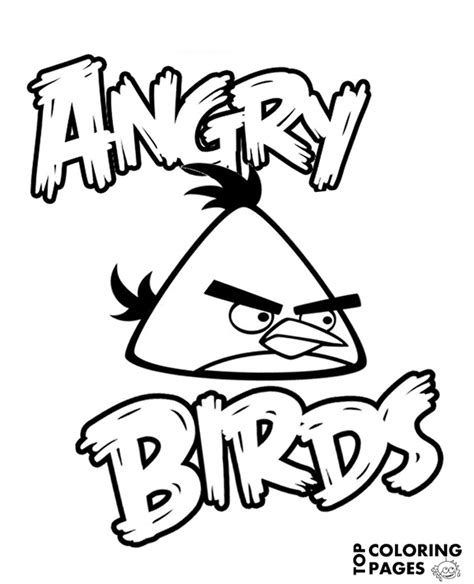 My kids love the angry birds game. Chuck from Angry Birds to color, coloring pages, books