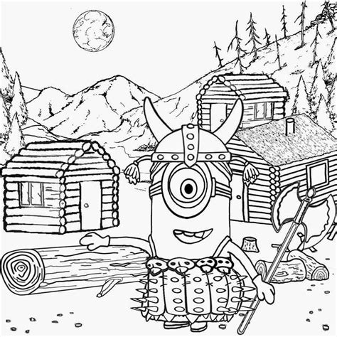 Coloring pages minions on despicable me coloring. Malvorlagen fur kinder - Ausmalbilder Wikinger kostenlos ...