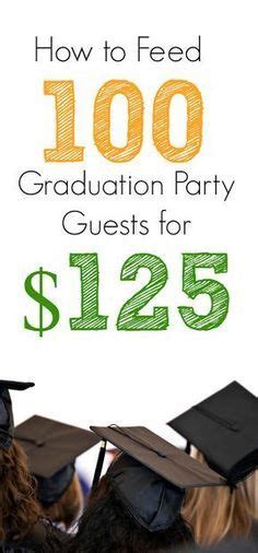 Backyard party ideas for adults; Cheap Graduation Party Food Ideas (Menu for 100) | Graduation party foods, Graduation party ...