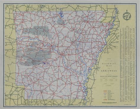Map Of Arkansas Highways Harry S Truman