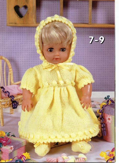 How do i get my free cabbage patch doll clothes patterns? baby dolls clothes knitting pattern dolls dress bonnet bootees