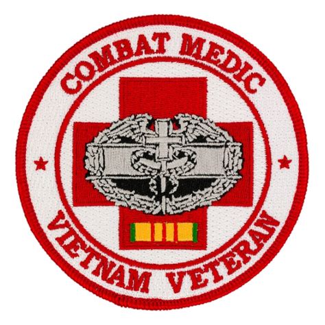 Combat Medic Vietnam Veteran Patch Flying Tigers Surplus