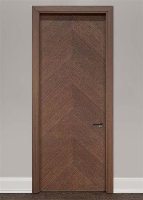 Modern Interior Modern Interior Door Custom Single Wood Veneer