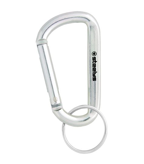 2 13 Standard Carabiner Clip With O Ring Steelys Drinkware
