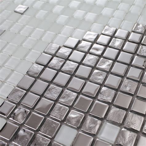 Crystal Glass Backsplash Wall Tiles Puzzle Mosaic Tile