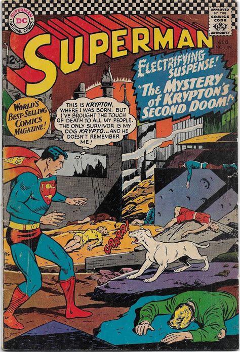 Superman 189 Silver Age Superman Comic From August 1966 Etsy