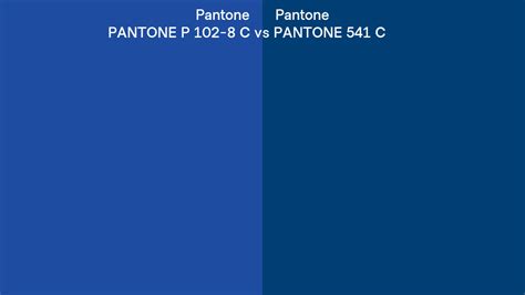 Pantone P 102 8 C Vs Pantone 541 C Side By Side Comparison