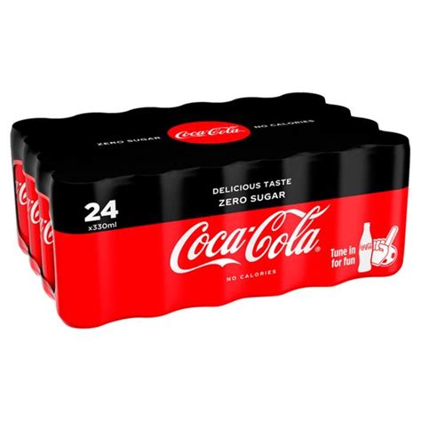 Coca Cola Coke Zero 24x330ml Compare Prices And Buy Online