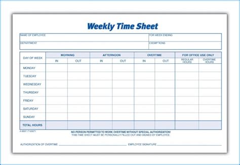 √ Free To Download Excel Timesheet Template With Formulas