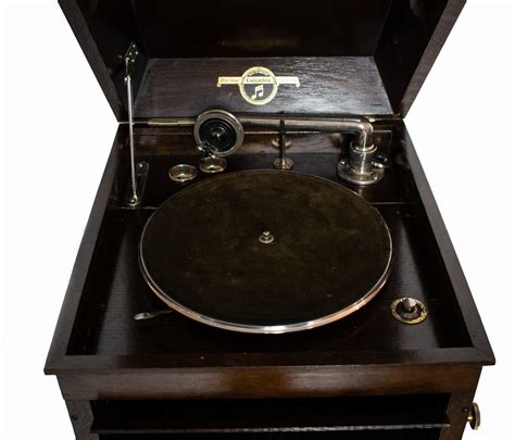 Columbia Grafonola - drewniany biurkowy gramofon DoGramofonu.PL