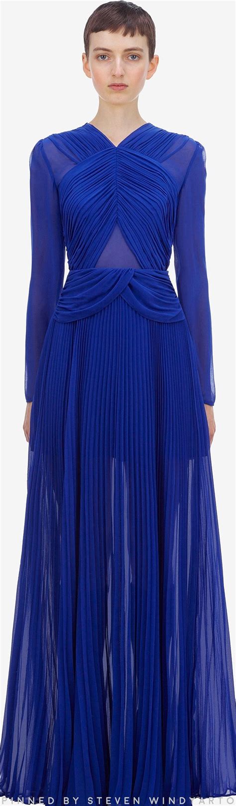 Self Portrait Studio Cobalt Cross Front Maxi Dress Selfportrait