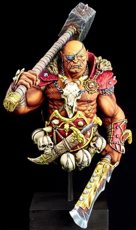 ~ closer to the sun. Chaos Half Orc Khorne Champion (Black Sun Miniatures) by ...