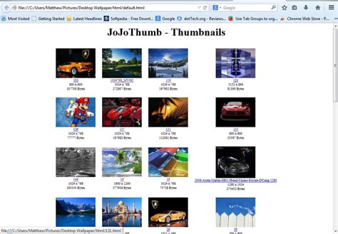 How To Create An Html Image Thumbnail Gallery In Windows Tip Dottech