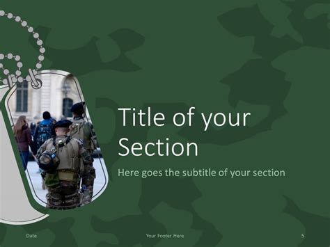Free Military Google Slides Template Printable Templates