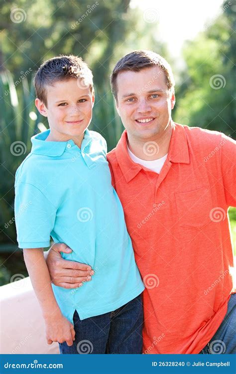 Father And Son Stock Photo Image Of Holding Smiling 26328240