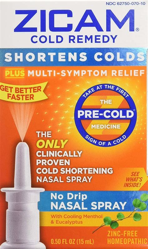 Zicam Cold Remedy Nasal Spray 05 Fl Oz