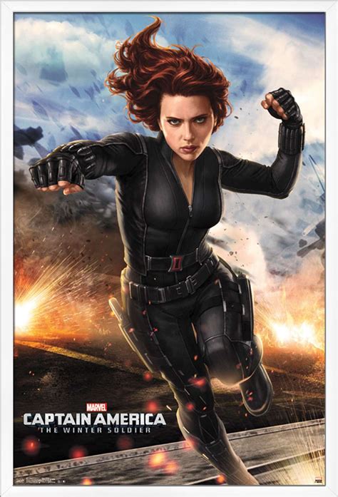 Mcu Captain America The Winter Soldier Black Widow Poster