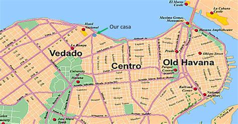 The population was 1,713 at the 2000 census. Havana neighborhood map - Map of Havana neighborhoods (Cuba)