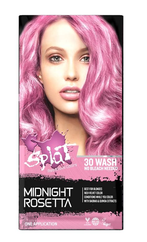 Splat Midnight Rosetta Dye Semi Permanent Pink Hair Color Walmart