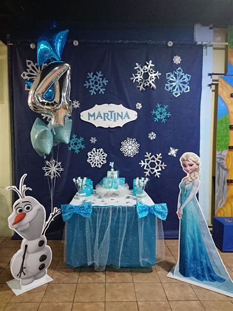 Pin De Carmen Aleidy En Cumple De Fozen Cumpleaños Frozen Decoracion