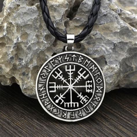The oldest surviving copy of the elder edda was made in the late 13th century, though many of its poems are much older than that; Viking Protection Necklace | Viking jewelry, Protection necklace, Compass pendant