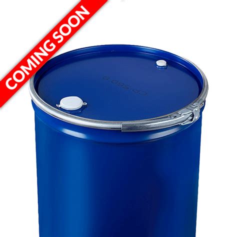 58 Gallon Blue Open Head Lined Nestable Steel Drum Illing Packaging
