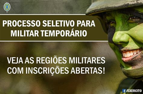Exército Brasileiro Processo Seletivo Para Militar Temporário Veja As Regiões Militares Com