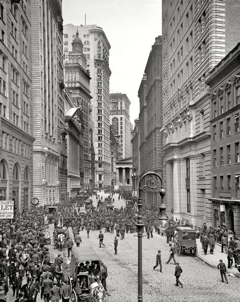 Street Scene In Manhattan New York Usa During 1910s R