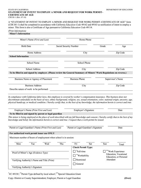 B1 1 Form Fill Out And Sign Printable Pdf Template Airslate Signnow