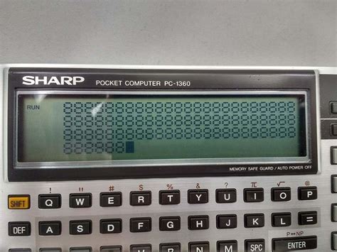 Sharp Calculator Pc 1360 With Memory Card 32kb Ce 2h32m Nº287 Casio 880