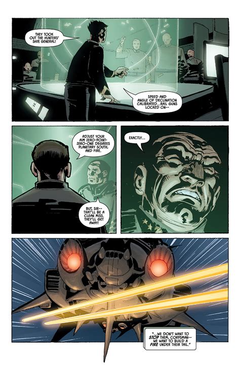 Pandas battle against aliens in outer space. Aliens vs Predator Three World War Issue 5 | Viewcomic ...