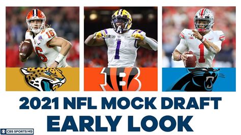 Get the latest news and information on your favorite teams and prospects from cbssports.com. The WAY TOO EARLY 2021 NFL Mock Draft | CBS Sports HQ ...