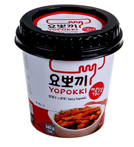 Buy Tteokbokki Korean Rice Cake Instant 5oz 140g Pack Of 1 Spicy