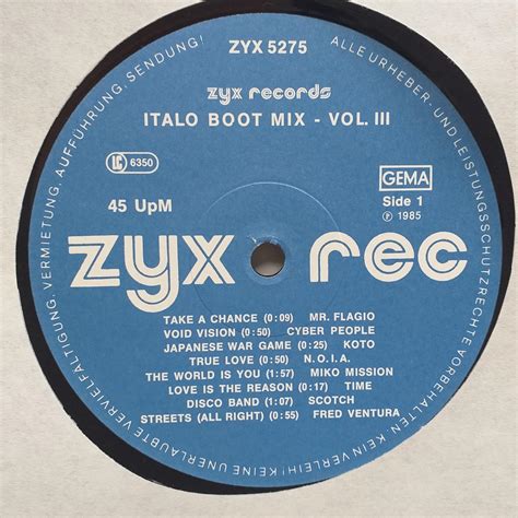 Italo Boot Mix Vol. 3 Alan Ross, Fred Ventura, Scotch, Max-Him, KOTO