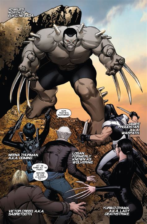 Weapon H Hulkwolverine Hibrid Wolverine Marvel Sabretooth Marvel