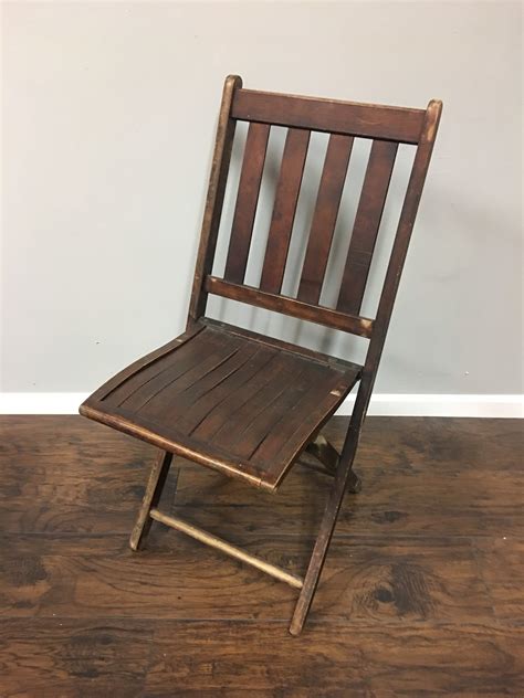 Shop for wood folding chairs online at target. Vintage Wooden Folding Chair - Heirloom Home