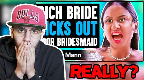 Rich Bride Kicks Out Poor Bridesmaid Dhar Mann Reaction Youtube